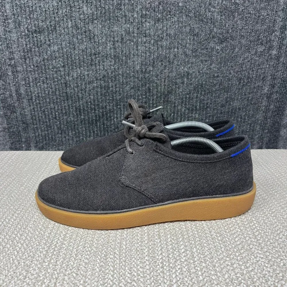 Rothy’s The Monty Sneaker Knit Lace Up Grey Merino Wool Mens Size 11